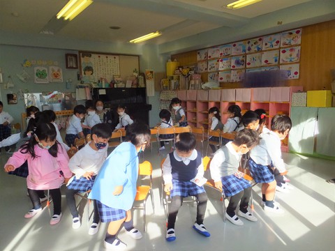 二学期終了の様子