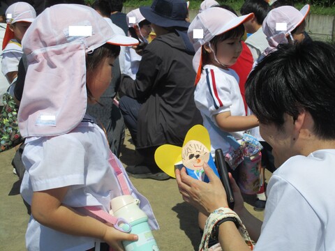 いろんなゲームをした父の日参観