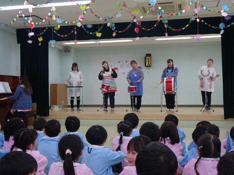 先生たちの演奏🥁　お別れ会