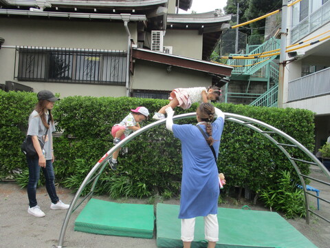 たいこばしごにチャレンジ✌