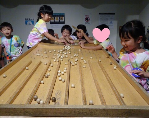 どこに沢山入るかな？