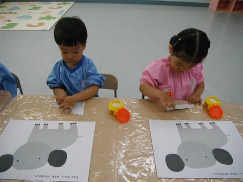 のりをつかったせいさく