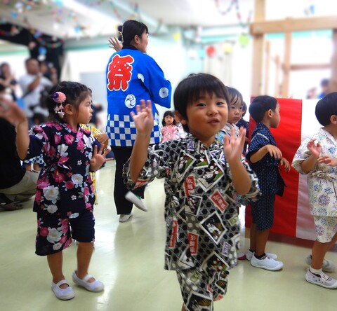 みんなで盆踊り✨