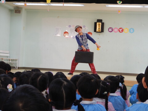 ピエロのチップのカバンが空中で全然動かなかったよ！