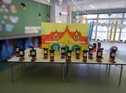 個人製作は学年ごとにキャラクターを決めて作りました！