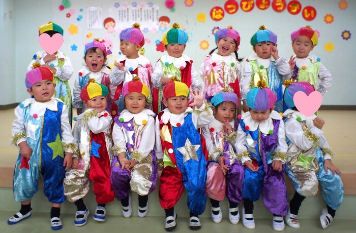 全員そろって初めての発表会(満３歳発表会)