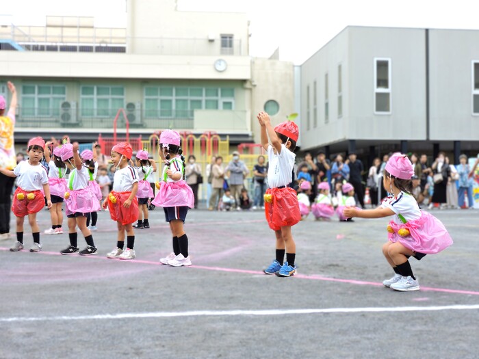 年少さんによる可愛いさくらんぼ❤(運動会)
